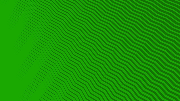 Fondo abstracto de patrón zig-zag verde para telón de fondo o estilo de tela