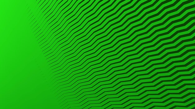 Fondo abstracto de patrón zig-zag verde para telón de fondo o estilo de tela