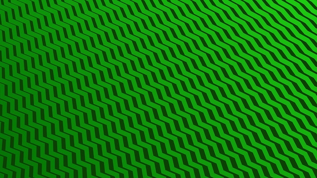 Fondo abstracto de patrón zig-zag verde para telón de fondo o estilo de tela