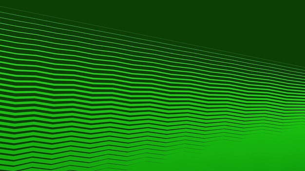 Fondo abstracto de patrón zig-zag verde para telón de fondo o estilo de tela