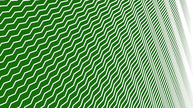 Fondo abstracto de patrón zig-zag verde para telón de fondo o estilo de tela