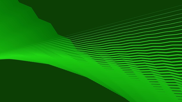 Fondo abstracto de patrón zig-zag verde para telón de fondo o estilo de tela