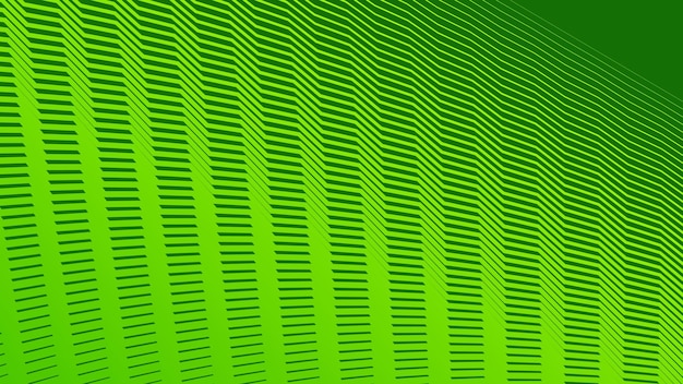 Fondo abstracto de patrón zig-zag verde para telón de fondo o estilo de tela