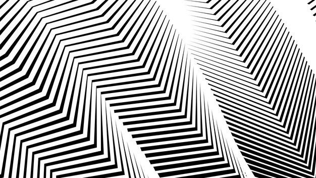 Fondo abstracto con patrón de zigzag sin costuras en blanco y negro