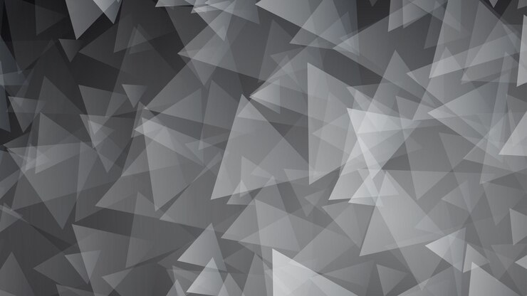 Vector fondo abstracto de pequeños triángulos en colores negros
