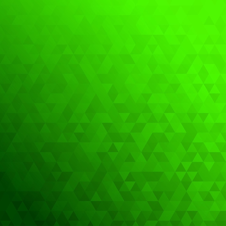 Vector fondo abstracto de pequeños triángulos verdes