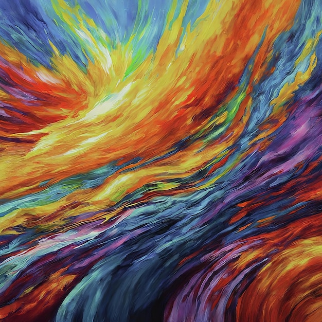Vector fondo abstracto de la pintura de color en los tonos de agua fondo abstrato de la pintura del color en el agua