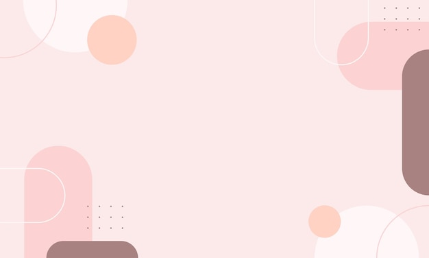 Fondo abstracto plano de formas geométricas