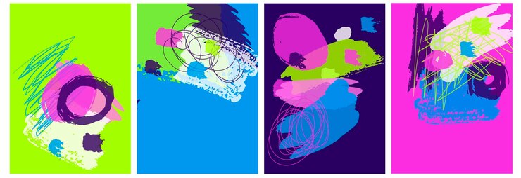 Vector fondo abstracto, plantilla, diseño de cubiertas artísticas, textura colorida. patrón de moda