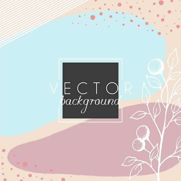 Vector fondo abstracto. plantilla de diseño moderno en estilo minimalista. cubierta elegante para presentación de belleza, diseño de marca.