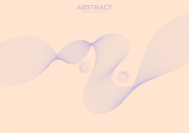 fondo abstracto con plantilla de onda de línea púrpura