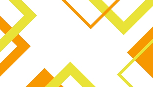 Fondo abstracto para la presentación con concepto de negocio y formas geométricas amarillas