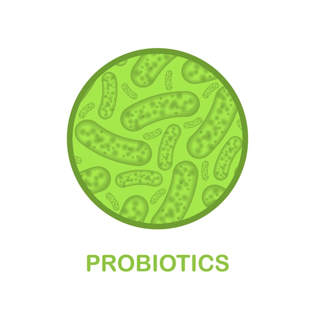 Fondo abstracto de probióticos