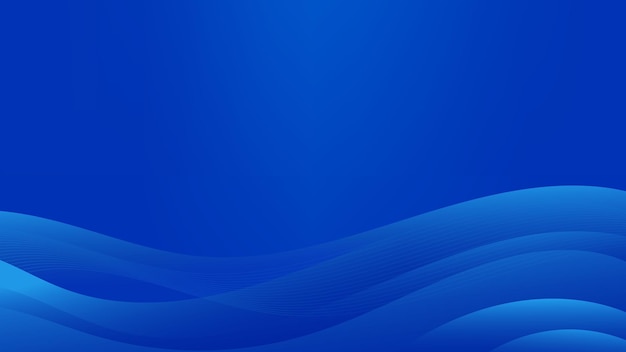 Fondo abstracto profundo y vibrante con ondas azules oscuras que fluyen