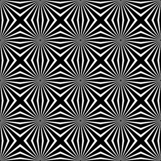 Fondo abstracto psicodélico en blanco y negro