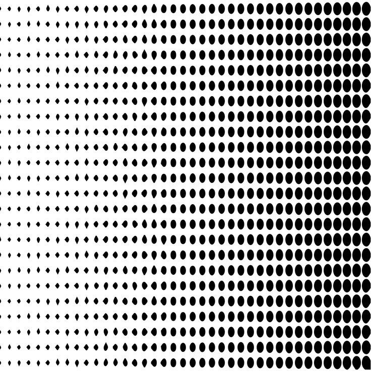 Fondo abstracto con punto de medio tono negro