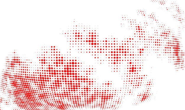 fondo abstracto con puntos rojos