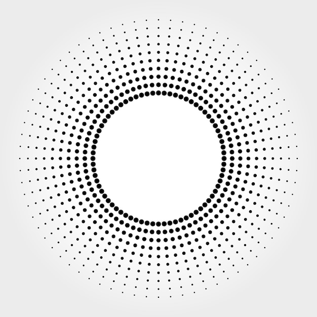 Fondo abstracto de puntos de semitono