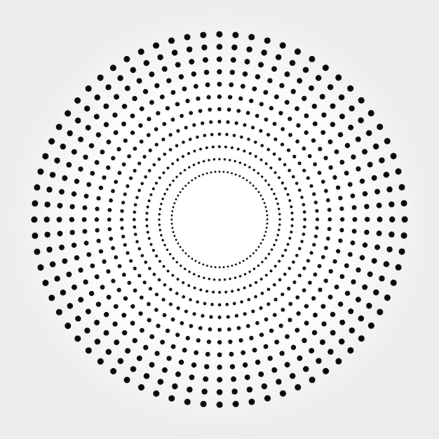 Fondo abstracto de puntos de semitono