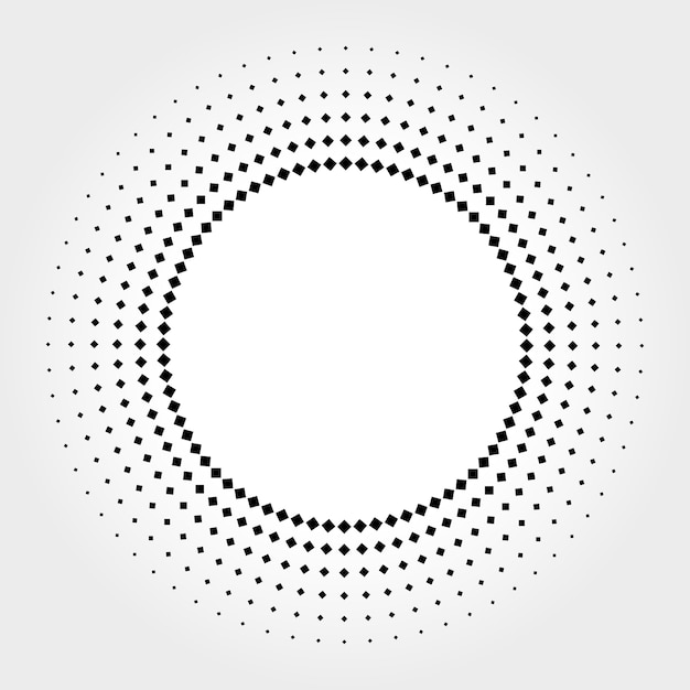 Fondo abstracto de puntos de semitono