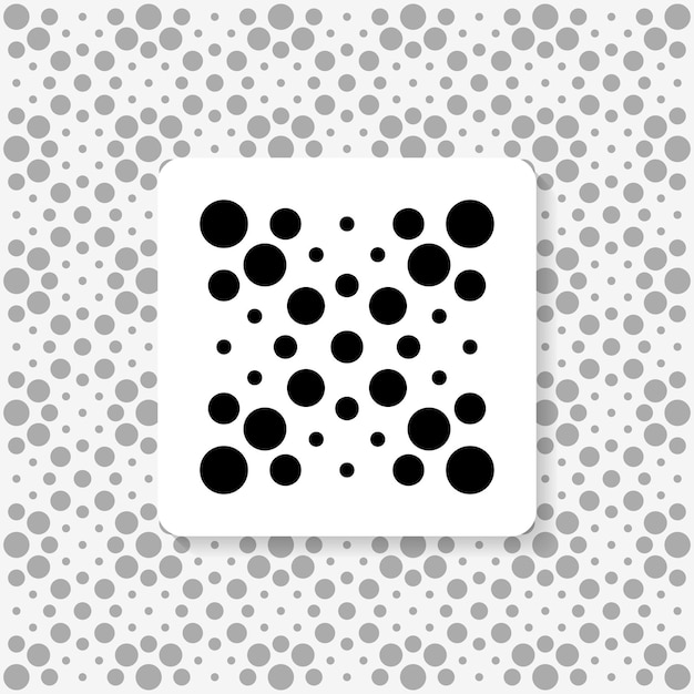 Fondo abstracto con puntos en semitono