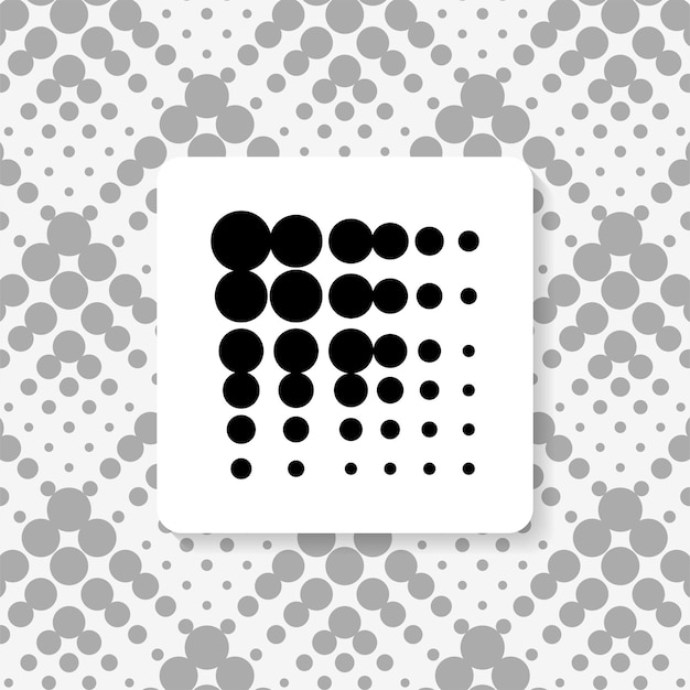 Fondo abstracto con puntos en semitono