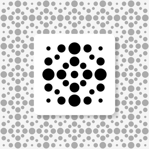Fondo abstracto con puntos en semitono