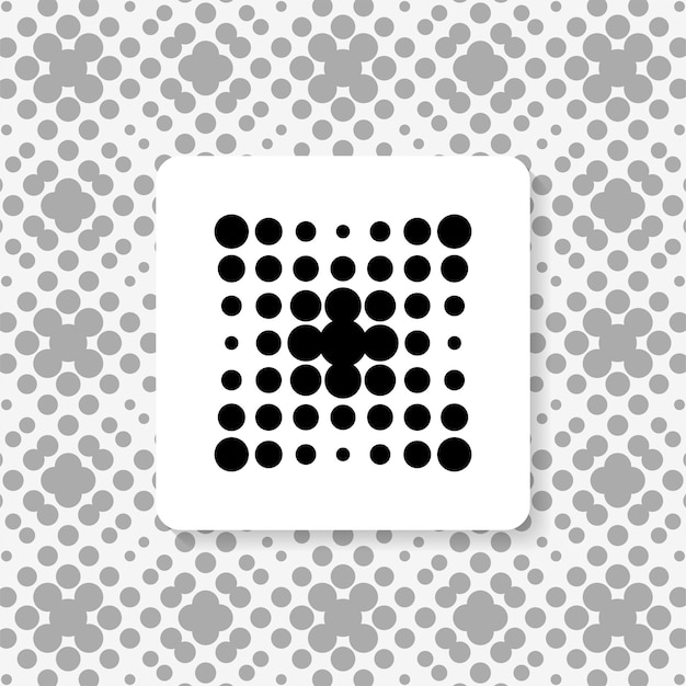 Fondo abstracto con puntos en semitono