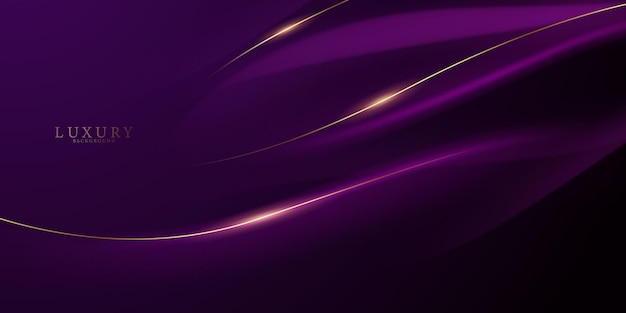fondo abstracto púrpura con efectos de lujo Ilustración vectorial moderna