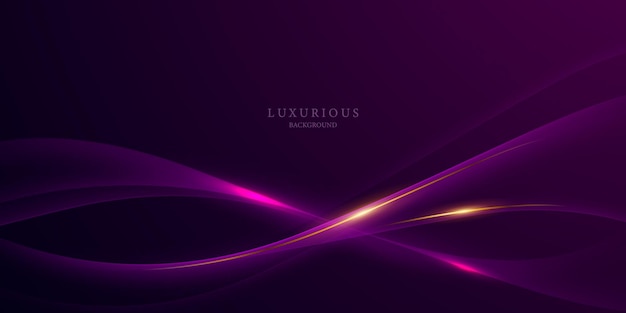 fondo abstracto púrpura con efectos de lujo Ilustración vectorial moderna