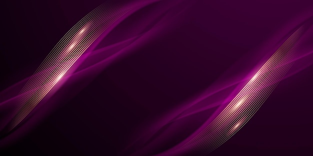 fondo abstracto púrpura con elementos de lujo ilustración vectorial