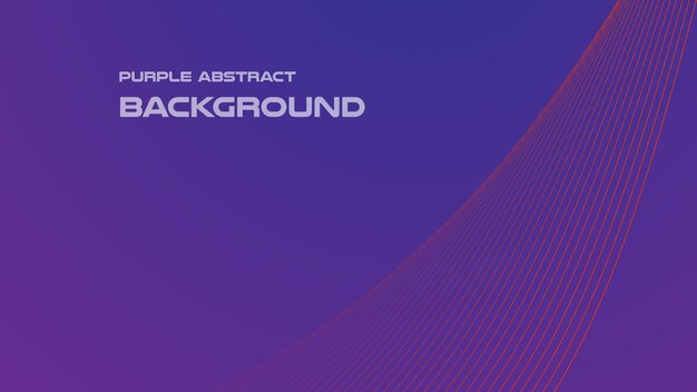 Fondo abstracto púrpura con línea curva para el fondo o la presentación