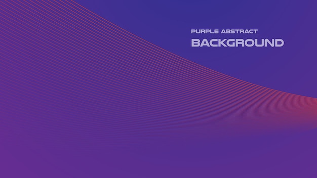 Fondo abstracto púrpura con línea curva para el fondo o la presentación