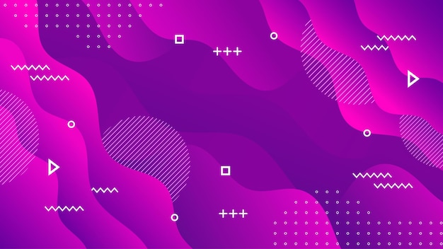 un fondo abstracto púrpura con un patrón geométrico púrpura y rosa