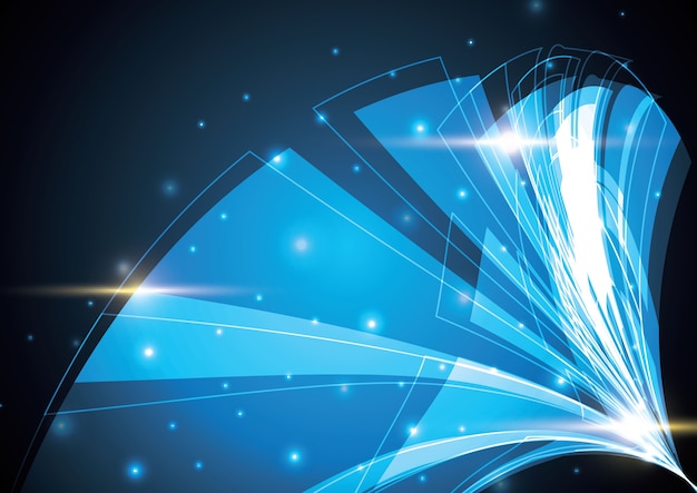 Fondo abstracto de la raya de la tecnología con el copia-espacio
