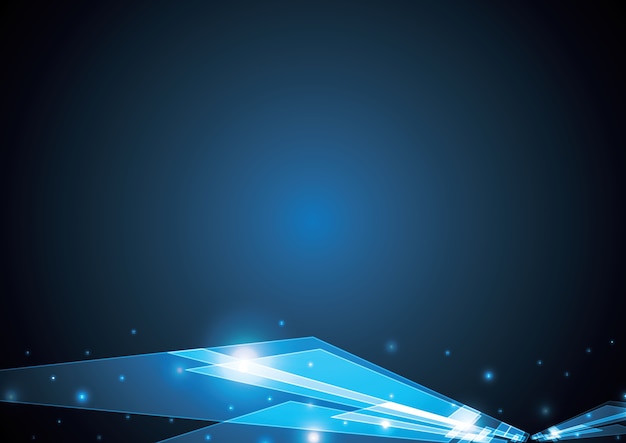Fondo abstracto de la raya de la tecnología con el copia-espacio