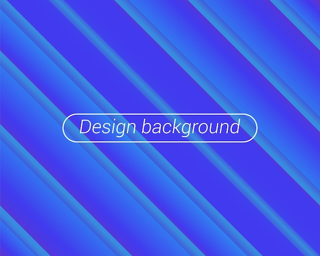 Fondo abstracto con rayas diagonales azules Ilustración vectorial para su diseño
