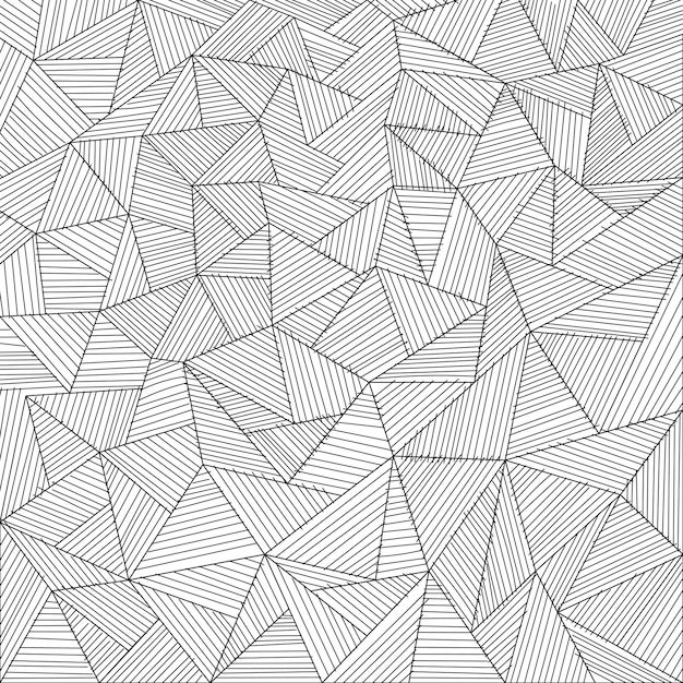 Vector fondo abstracto con rayas triangulares