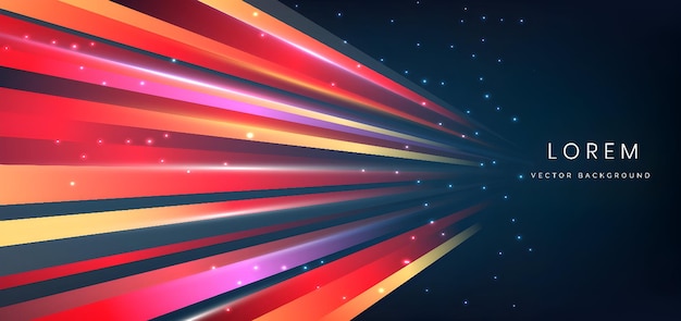 Fondo abstracto con rayos de luz y movimiento dinámico