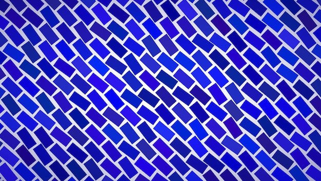 Fondo abstracto de rectángulos dispuestos en diagonal en colores azules