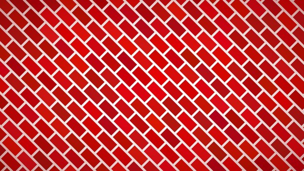 Fondo abstracto de rectángulos dispuestos diagonalmente en colores rojos