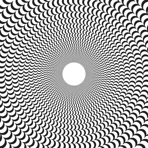 fondo abstracto del remolino ilusión óptica papel tapiz espiral