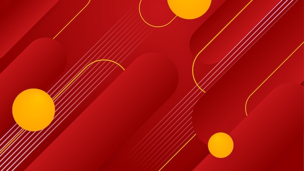 Fondo abstracto rojo amarillo y naranja con color fresco moderno y moderno para diseño de presentación volante portada de redes sociales banner web banner tecnológico