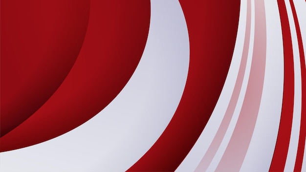 Fondo abstracto rojo y blanco