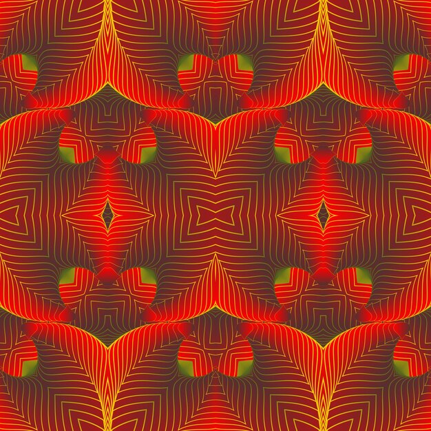Fondo abstracto de rojo combinado con amarillo