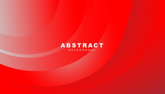 Fondo abstracto rojo Composición de formas dinámicas