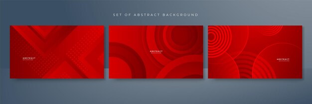 fondo abstracto rojo para diseño de presentación volante portada de redes sociales web banner tech banner vector diseño gráfico abstracto banner patrón plantilla web de fondo de presentación
