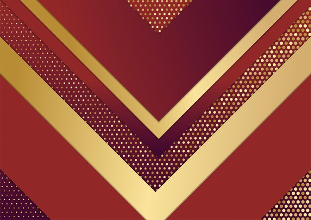 Fondo abstracto rojo y dorado