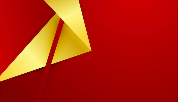 Fondo abstracto rojo y dorado