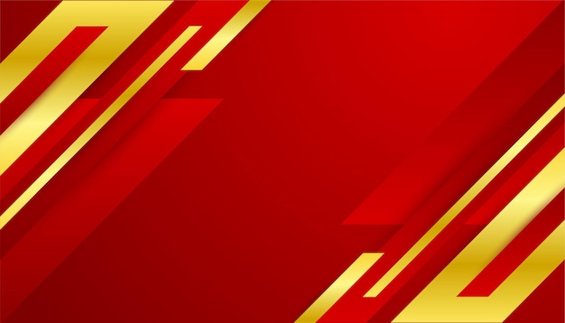 Fondo abstracto rojo y dorado